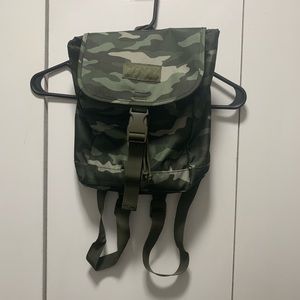 NWOT Victoria Secret PINK Camo mini backpack.